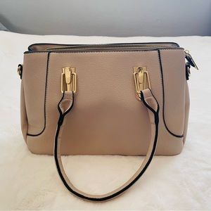 Pale Blush Rose Pink Unbranded Handbag Crossbody Purse